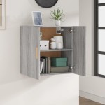 vidaXL Dulap de perete, sonoma gri, 60x30x60 cm, lemn prelucrat