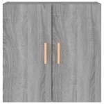 vidaXL Dulap de perete, sonoma gri, 60x30x60 cm, lemn prelucrat