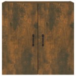 vidaXL Dulap de perete, stejar fumuriu, 60x31x60 cm, lemn compozit
