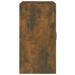 vidaXL Dulap de perete, stejar fumuriu, 60x31x60 cm, lemn compozit
