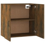 vidaXL Dulap de perete, stejar fumuriu, 60x31x60 cm, lemn compozit
