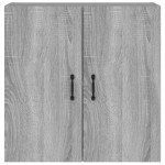 vidaXL Dulap de perete, gri sonoma, 60x31x60 cm, lemn compozit