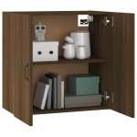 vidaXL Dulap de perete, stejar maro, 60x31x60 cm, lemn compozit