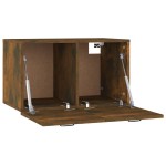 vidaXL Dulap de perete, stejar fumuriu, 60x36,5x35 cm, lemn prelucrat