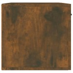 vidaXL Dulap de perete, stejar fumuriu, 60x36,5x35 cm, lemn prelucrat