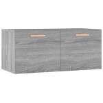 vidaXL Dulap de perete, gri sonoma, 80x35x36,5 cm, lemn compozit vidaXL Dulap de perete, gri sonoma, 80x35x36,5 cm, lemn compozit