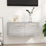 vidaXL Dulap de perete, gri sonoma, 80x35x36,5 cm, lemn compozit vidaXL Dulap de perete, gri sonoma, 80x35x36,5 cm, lemn compozit