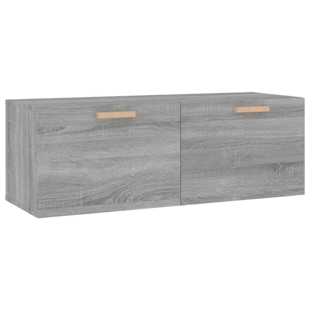 vidaXL Dulap de perete, gri sonoma, 100x36,5x35 cm, lemn prelucrat