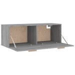 vidaXL Dulap de perete, gri sonoma, 100x36,5x35 cm, lemn prelucrat vidaXL Dulap de perete, gri sonoma, 100x36,5x35 cm, lemn prelucrat