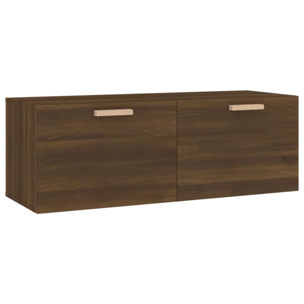 vidaXL Dulap de perete, stejar maro, 100x36,5x35 cm, lemn prelucrat