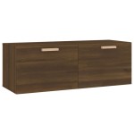 vidaXL Dulap de perete, stejar maro, 100x36,5x35 cm, lemn prelucrat