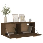 vidaXL Dulap de perete, stejar maro, 100x36,5x35 cm, lemn prelucrat