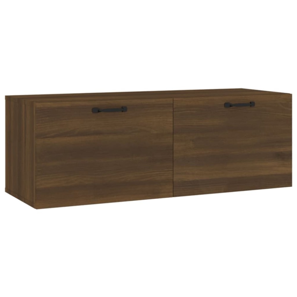 vidaXL Dulap de perete, stejar maro, 100x36,5x35 cm, lemn prelucrat