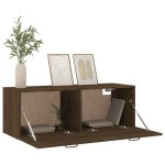 vidaXL Dulap de perete, stejar maro, 100x36,5x35 cm, lemn prelucrat
