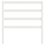 vidaXL Tăblie de pat, alb, 81x4x100 cm, lemn masiv de pin