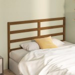 vidaXL Tăblie de pat, maro miere, 146x4x100 cm, lemn masiv de pin vidaXL Tăblie de pat, maro miere, 146x4x100 cm, lemn masiv de pin
