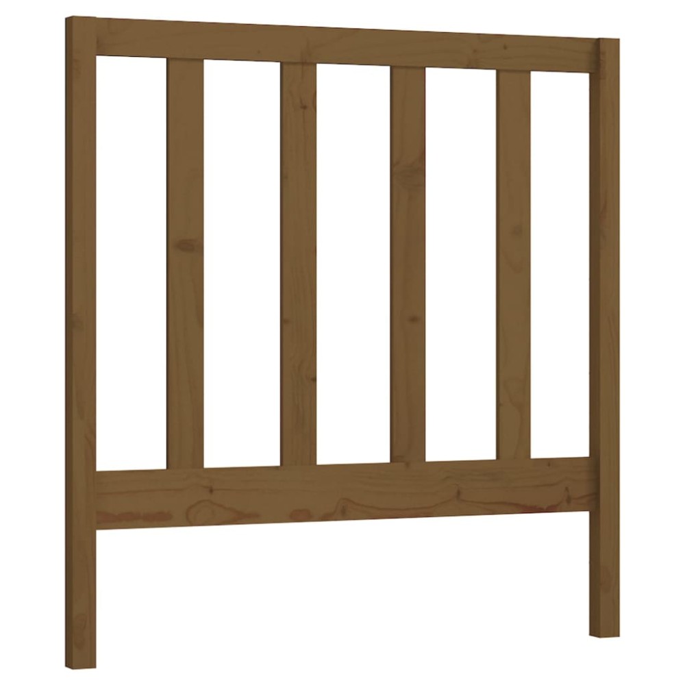 vidaXL Tăblie de pat, maro miere, 96x4x100 cm, lemn masiv de pin