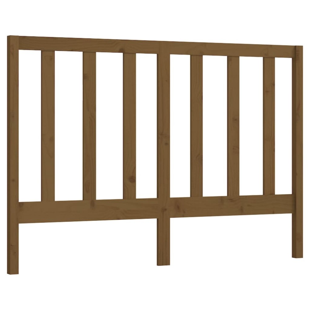vidaXL Tăblie de pat, maro miere, 156x4x100 cm, lemn masiv de pin