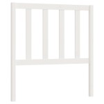 vidaXL Tăblie de pat, alb, 81x4x100 cm, lemn masiv de pin vidaXL Tăblie de pat, alb, 81x4x100 cm, lemn masiv de pin