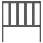 vidaXL Tăblie de pat, gri, 96x4x100 cm, lemn masiv de pin vidaXL Tăblie de pat, gri, 96x4x100 cm, lemn masiv de pin