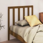 vidaXL Tăblie de pat, maro miere, 96x4x100 cm, lemn masiv de pin vidaXL Tăblie de pat, maro miere, 96x4x100 cm, lemn masiv de pin