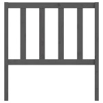 vidaXL Tăblie de pat, gri, 106x4x100 cm, lemn masiv de pin vidaXL Tăblie de pat, gri, 106x4x100 cm, lemn masiv de pin