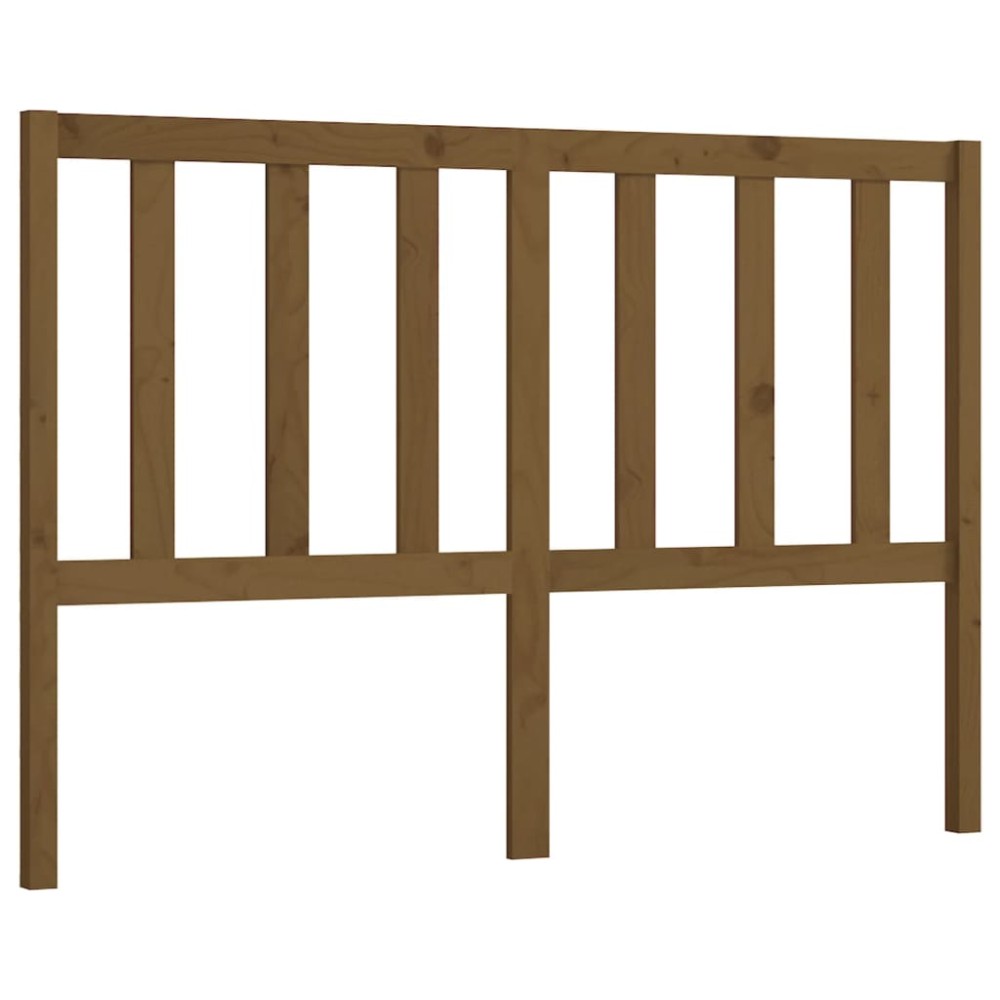 vidaXL Tăblie de pat, maro miere, 166x4x100 cm, lemn masiv de pin