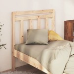 vidaXL Tăblie de pat, 96x4x100 cm, lemn masiv de pin