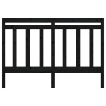 vidaXL Tăblie de pat, negru, 126x4x100 cm, lemn masiv de pin vidaXL Tăblie de pat, negru, 126x4x100 cm, lemn masiv de pin