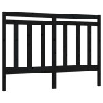 vidaXL Tăblie de pat, negru, 166x4x100 cm, lemn masiv de pin vidaXL Tăblie de pat, negru, 166x4x100 cm, lemn masiv de pin