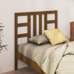 vidaXL Tăblie de pat, maro miere, 96x4x100 cm, lemn masiv de pin vidaXL Tăblie de pat, maro miere, 96x4x100 cm, lemn masiv de pin