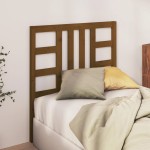 vidaXL Tăblie de pat, maro miere, 96x4x100 cm, lemn masiv de pin vidaXL Tăblie de pat, maro miere, 96x4x100 cm, lemn masiv de pin