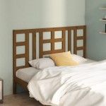 vidaXL Tăblie de pat, maro miere, 146x4x100 cm, lemn masiv de pin vidaXL Tăblie de pat, maro miere, 146x4x100 cm, lemn masiv de pin