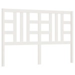 vidaXL Tăblie de pat, alb, 156x4x100 cm, lemn masiv de pin vidaXL Tăblie de pat, alb, 156x4x100 cm, lemn masiv de pin