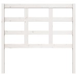 vidaXL Tăblie de pat, alb, 105,5x4x100 cm, lemn masiv de pin