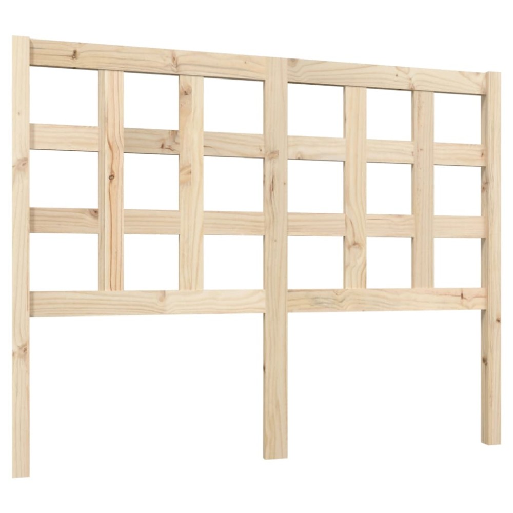 vidaXL Tăblie de pat, 125,5x4x100 cm, lemn masiv de pin