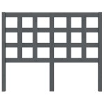 vidaXL Tăblie de pat, gri, 125,5x4x100 cm, lemn masiv de pin vidaXL Tăblie de pat, gri, 125,5x4x100 cm, lemn masiv de pin