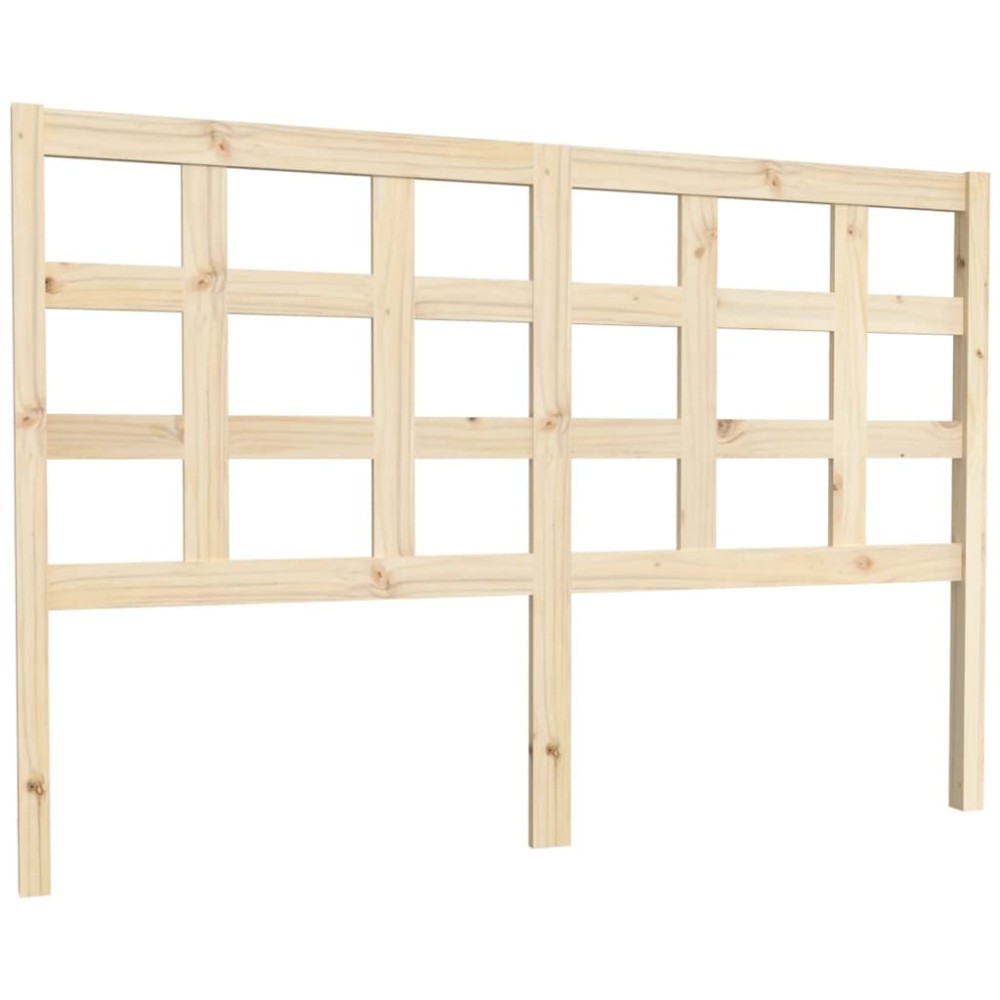 vidaXL Tăblie de pat, 145,5x4x100 cm, lemn masiv de pin