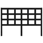 vidaXL Tăblie de pat, negru, 145,5x4x100 cm, lemn masiv de pin vidaXL Tăblie de pat, negru, 145,5x4x100 cm, lemn masiv de pin