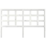 vidaXL Tăblie de pat, alb, 156x4x100 cm, lemn masiv de pin vidaXL Tăblie de pat, alb, 156x4x100 cm, lemn masiv de pin