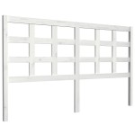 vidaXL Tăblie de pat, alb, 165,5x4x100 cm, lemn masiv de pin vidaXL Tăblie de pat, alb, 165,5x4x100 cm, lemn masiv de pin
