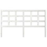 vidaXL Tăblie de pat, alb, 165,5x4x100 cm, lemn masiv de pin vidaXL Tăblie de pat, alb, 165,5x4x100 cm, lemn masiv de pin