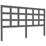 vidaXL Tăblie de pat, gri, 165,5x4x100 cm, lemn masiv de pin