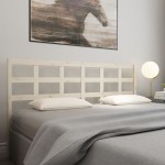vidaXL Tăblie de pat, 185,5x4x100 cm, lemn masiv de pin