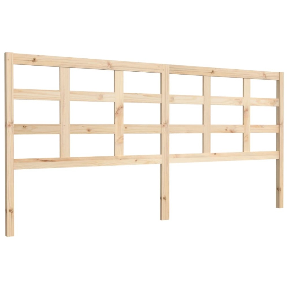 vidaXL Tăblie de pat, 205,5x4x100 cm, lemn masiv de pin