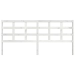 vidaXL Tăblie de pat, alb, 205,5x4x100 cm, lemn masiv de pin vidaXL Tăblie de pat, alb, 205,5x4x100 cm, lemn masiv de pin