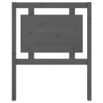 vidaXL Tăblie de pat, gri, 80,5x4x100 cm, lemn masiv de pin