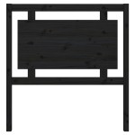 vidaXL Tăblie de pat, negru, 95,5x4x100 cm, lemn masiv de pin