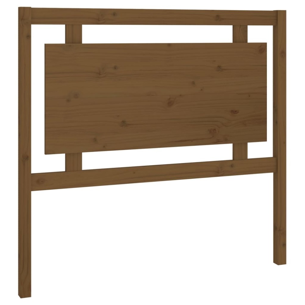 vidaXL Tăblie de pat, maro miere, 105,5x4x100 cm, lemn masiv de pin
