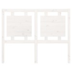 vidaXL Tăblie de pat, alb, 125,5x4x100 cm, lemn masiv de pin